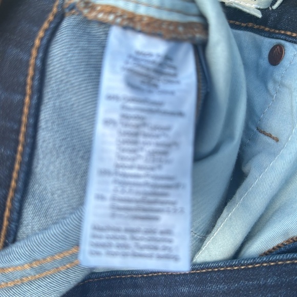 Blue High Rise Skinny Jeans Madewell - Picture 4 of 10